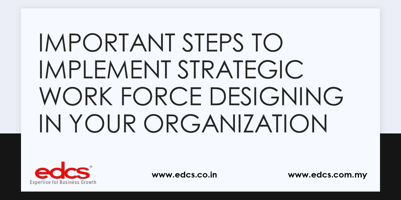 Important Steps to Implement Strategic work force designing in your Organization